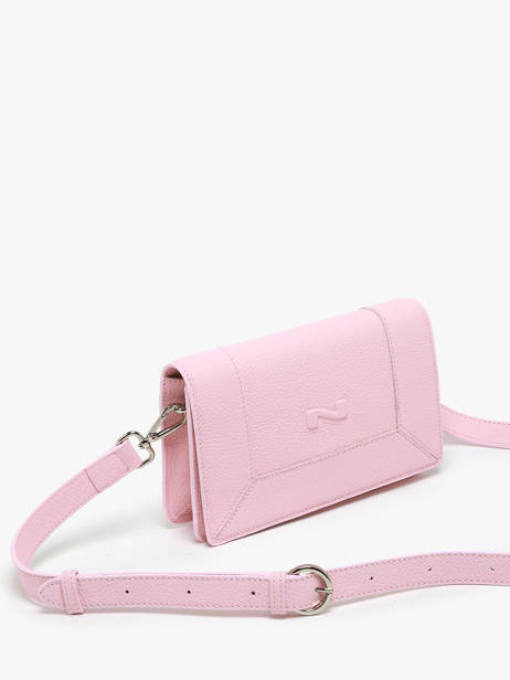 Cross Body Tas Maastricht Leder Nathan baume Roze mondrian 4 ander zicht 2